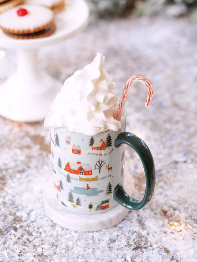 Red & White Candy Cane Stir Stick