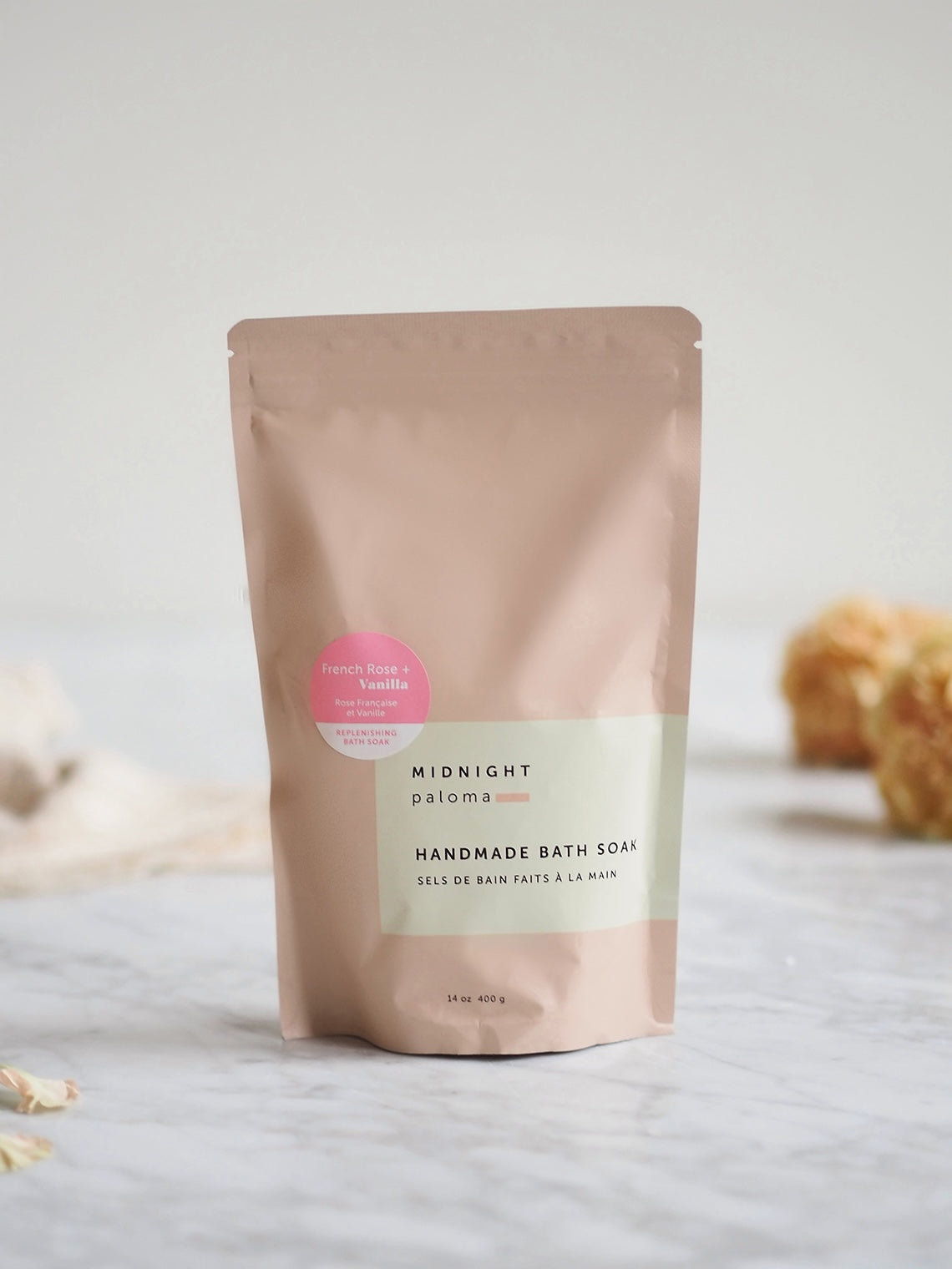 French Rose & Vanilla Replenishing Bath Soak 14oz