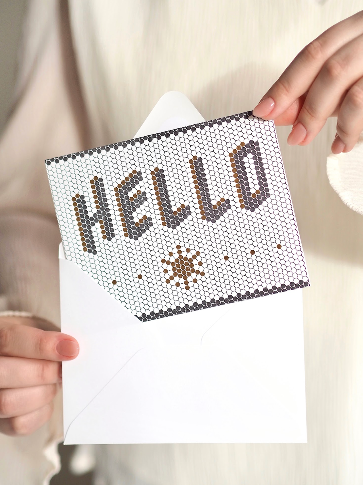 Hello Tile Card - The Cross Decor & Design