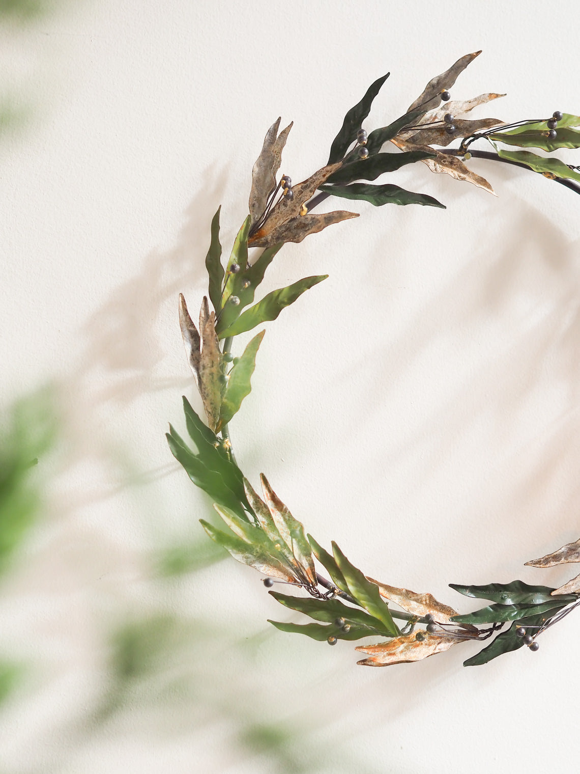 Metal Toleware Wreath