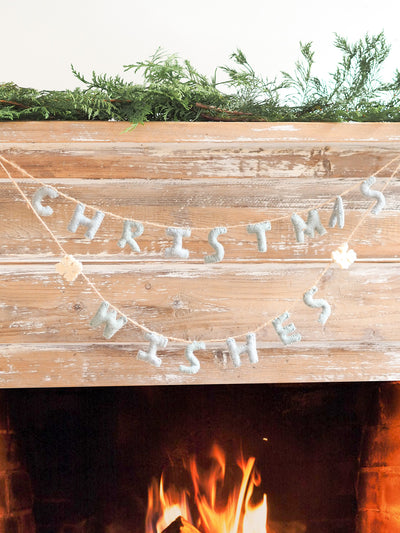 Christmas Wishes Garland - The Cross Decor & Design