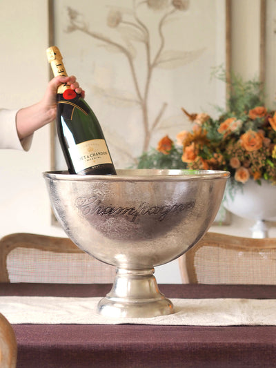Champagne Pedestal Bowl
