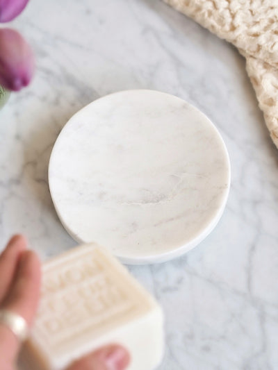 Lennox Marble Soap Dish - The Cross Decor & Design