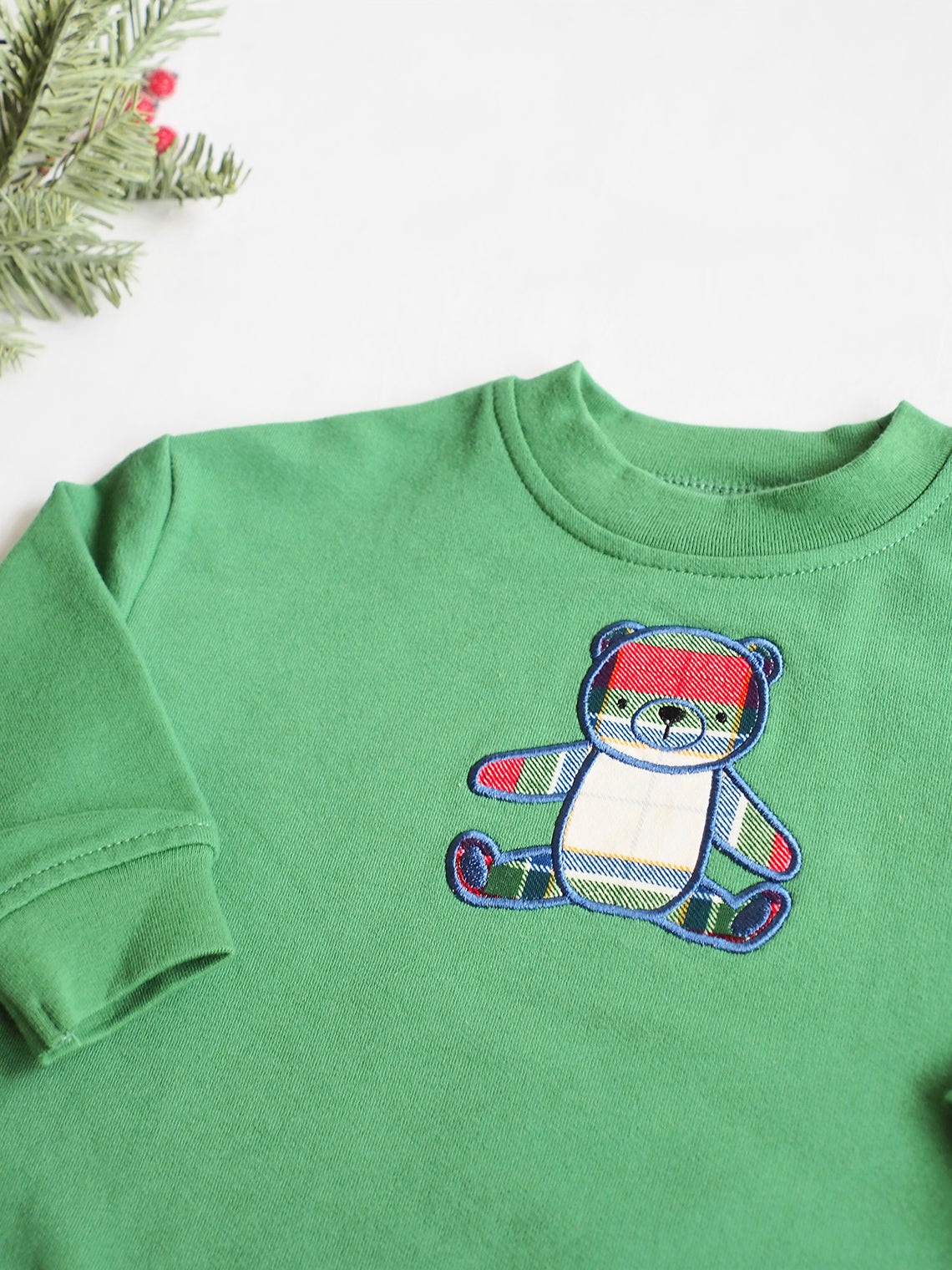 Plaid Bear Sweatshirt