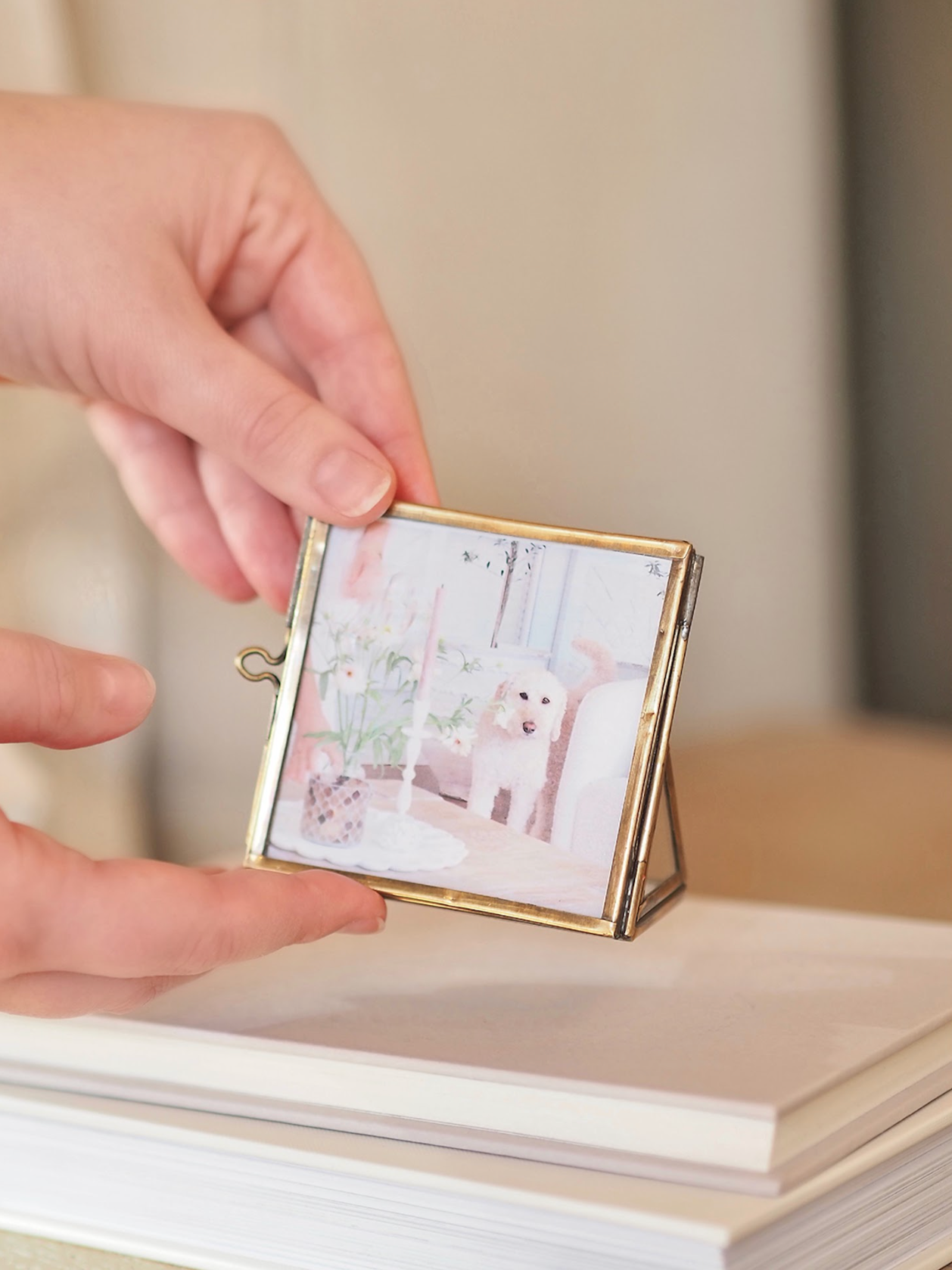 Solène Gold Frame | Square - The Cross Decor & Design