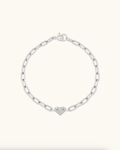 Heart Pavé Bracelet