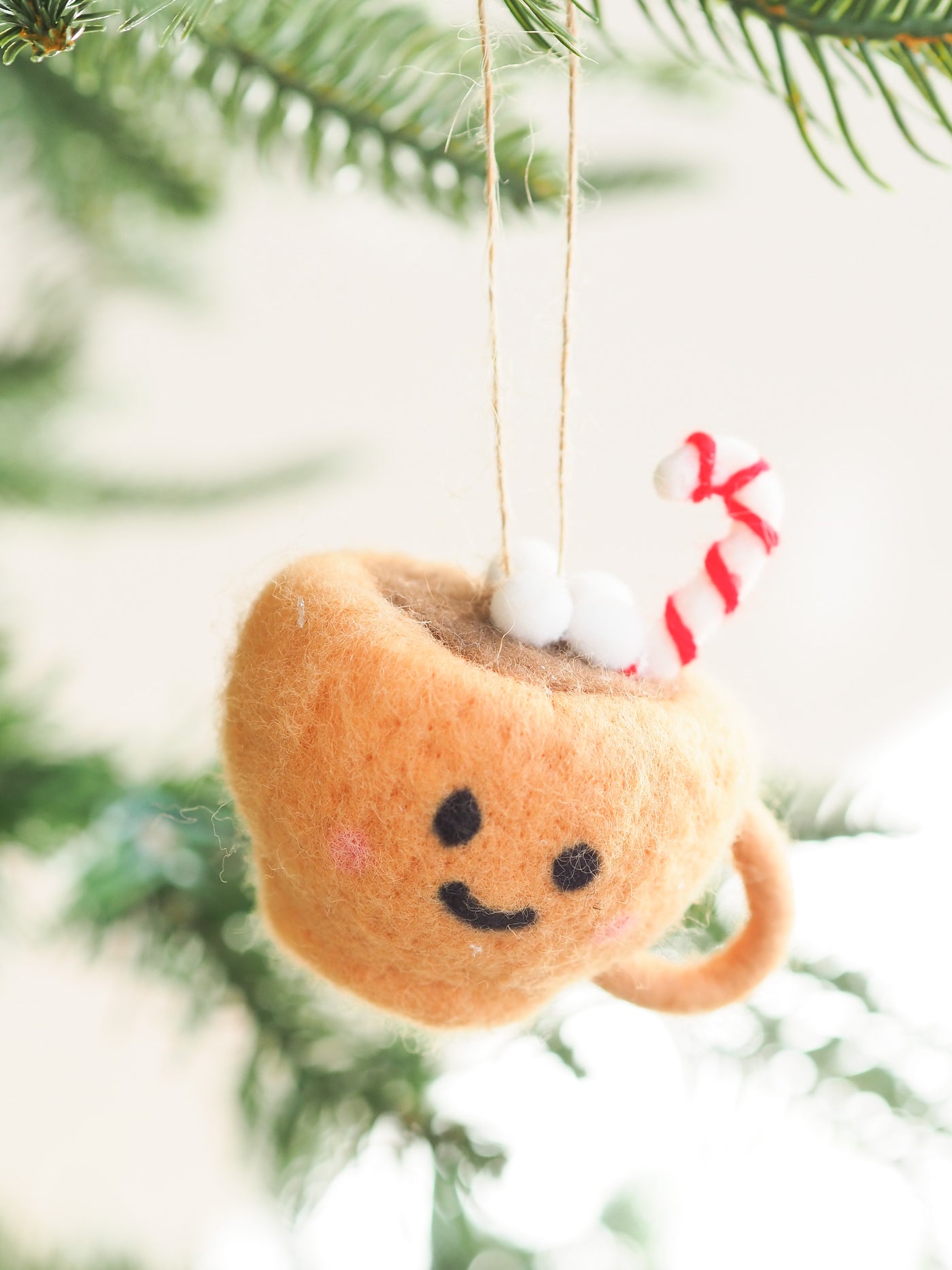 Felt Cup of Cocoa Ornament