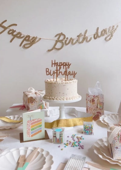 Birthday Cake Gift Bag