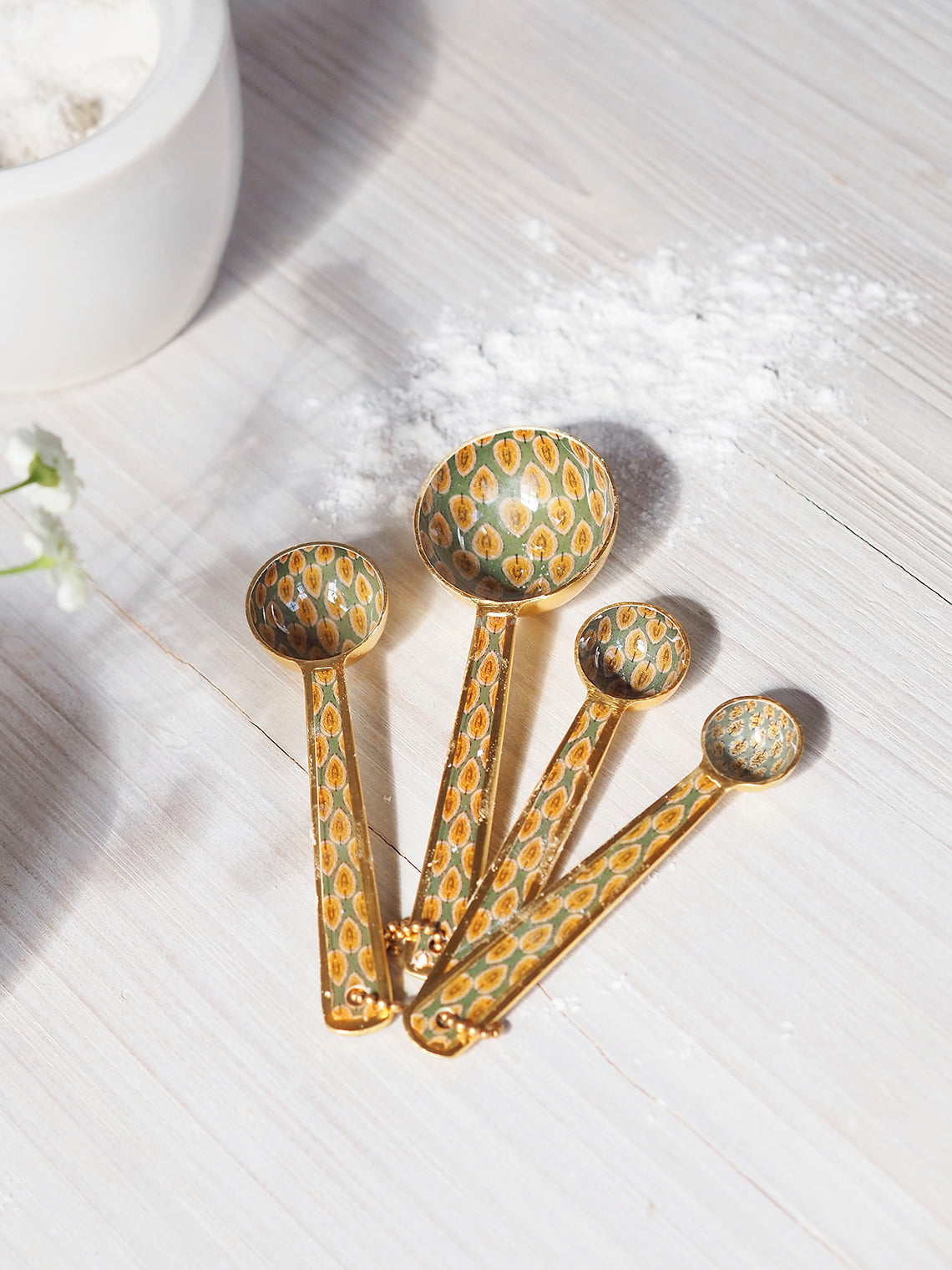 Olive Grove Measuring Spoons Set - The Cross Decor & Design