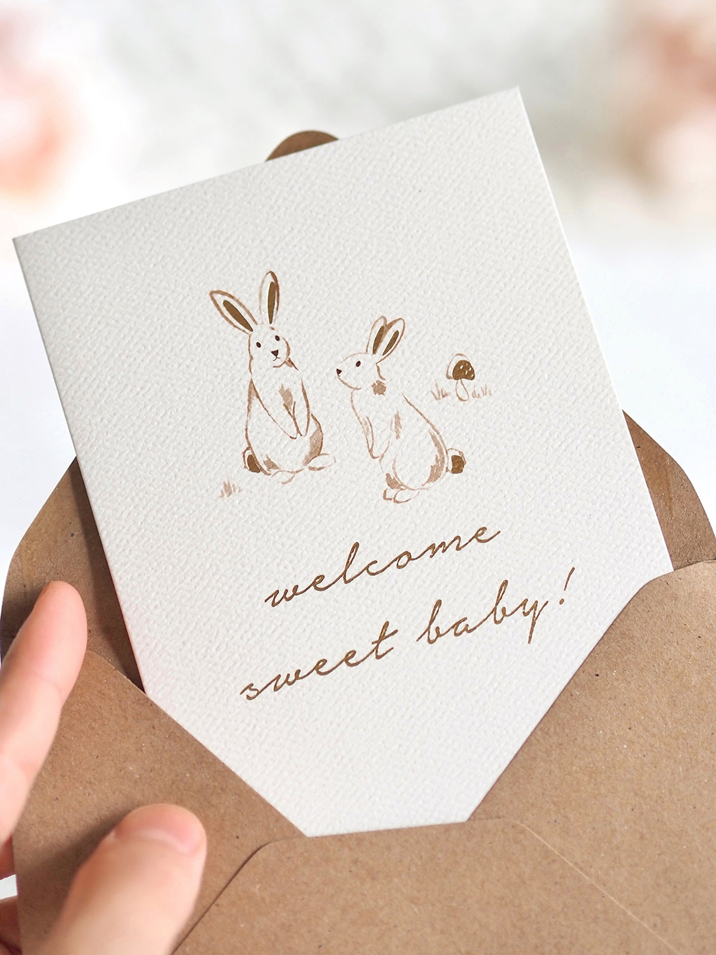 Bunnies Baby Greeting Card - The Cross Decor & Design