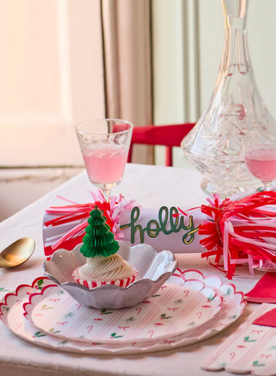 Festive Icon Stripes Side Plates