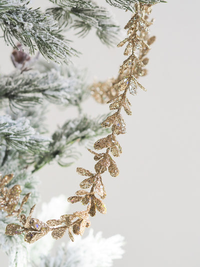 Glitter Champagne Flower Garland