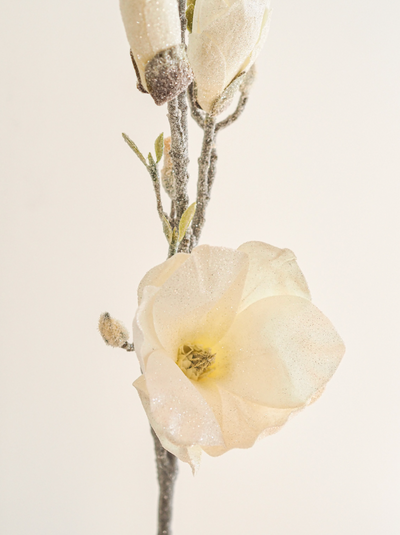 Iced Magnolia Stem - The Cross Decor & Design