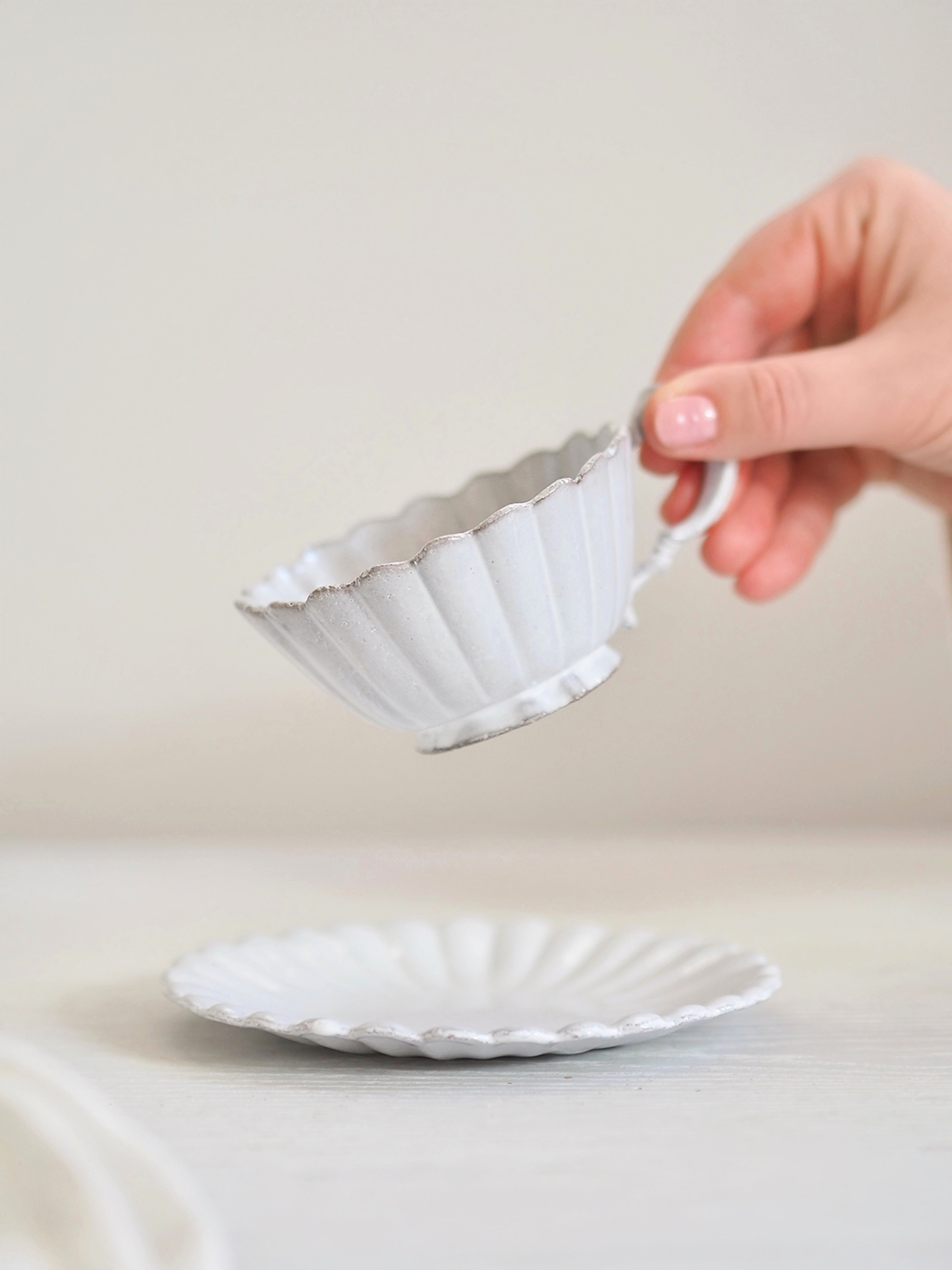 Astier de Villatte | Marguerite Tea Cup | The Cross Decor & Design