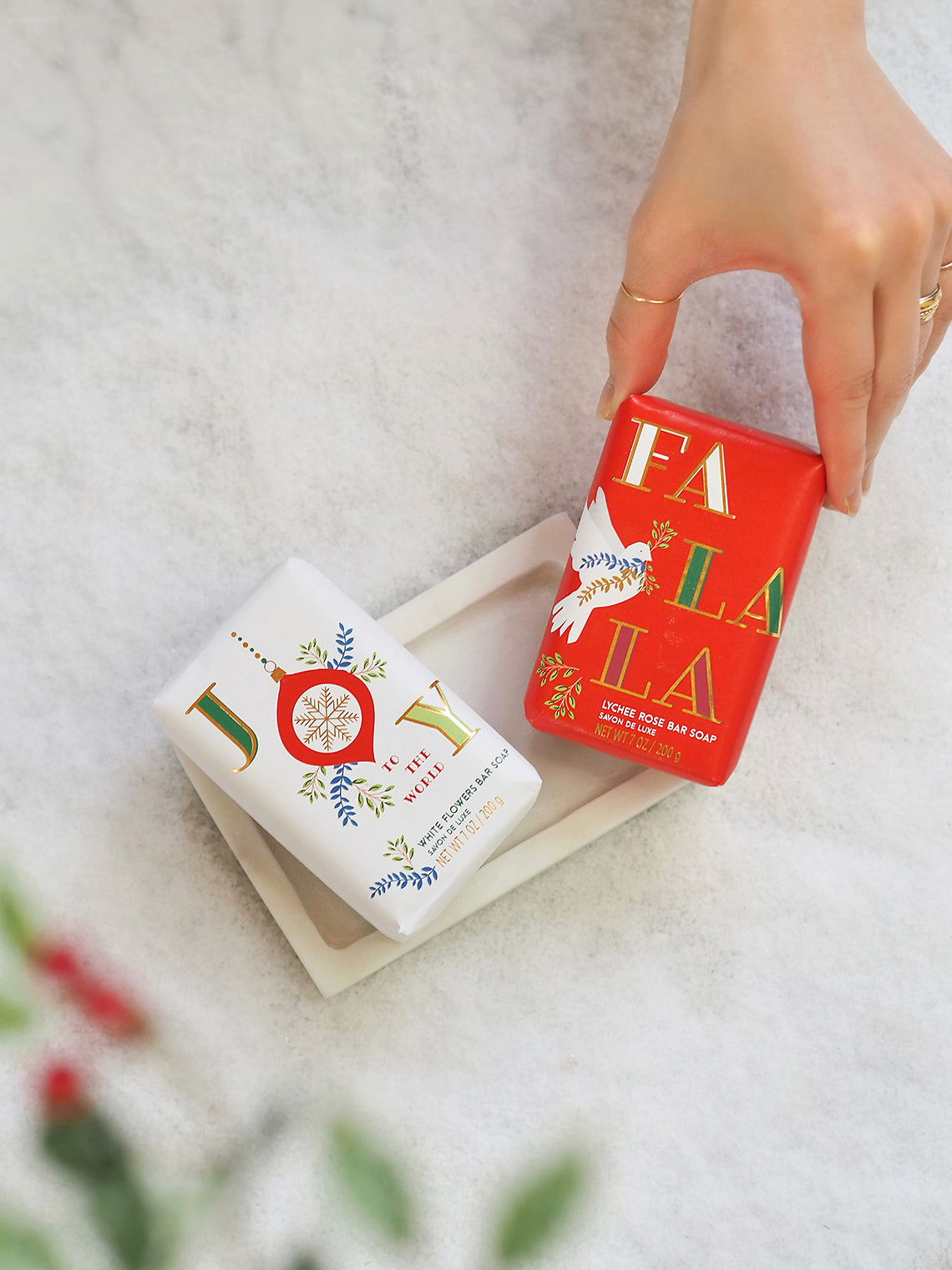 Joy To The World (White Flowers) Soap