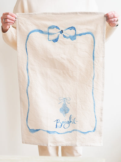 Bright Ornament Tea Towel