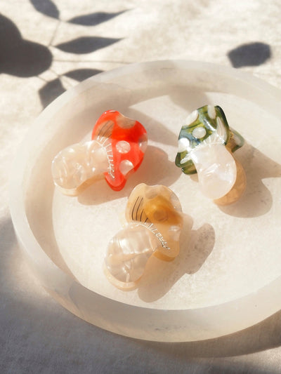 Woodland Mushroom Claw Clips