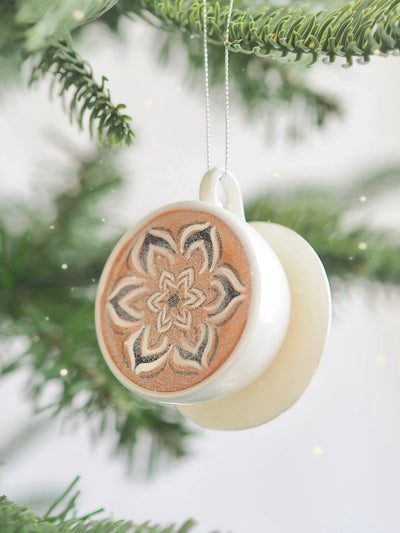 Latte Art Ornament