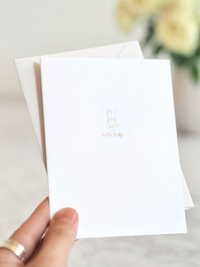 Baby Bunny Card - The Cross Decor & Design