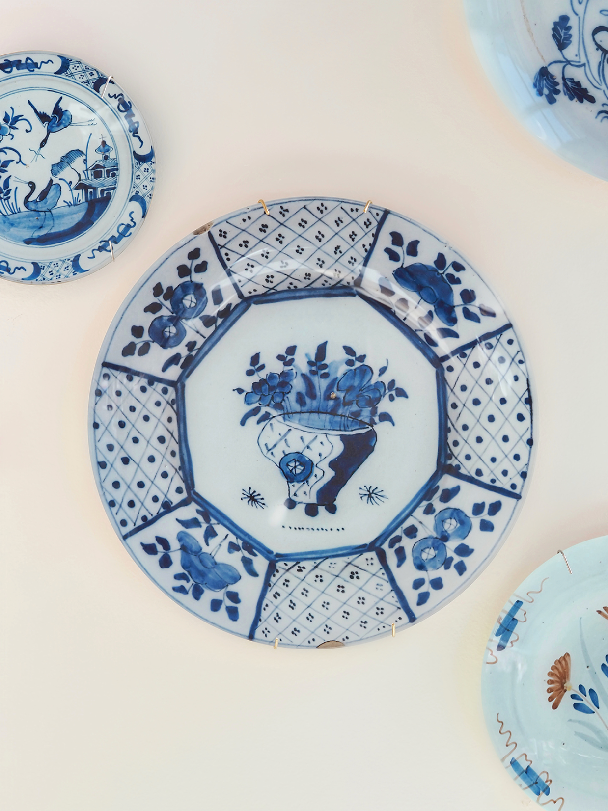 Delft #1 Plate | Weathered - The Cross Decor & Design