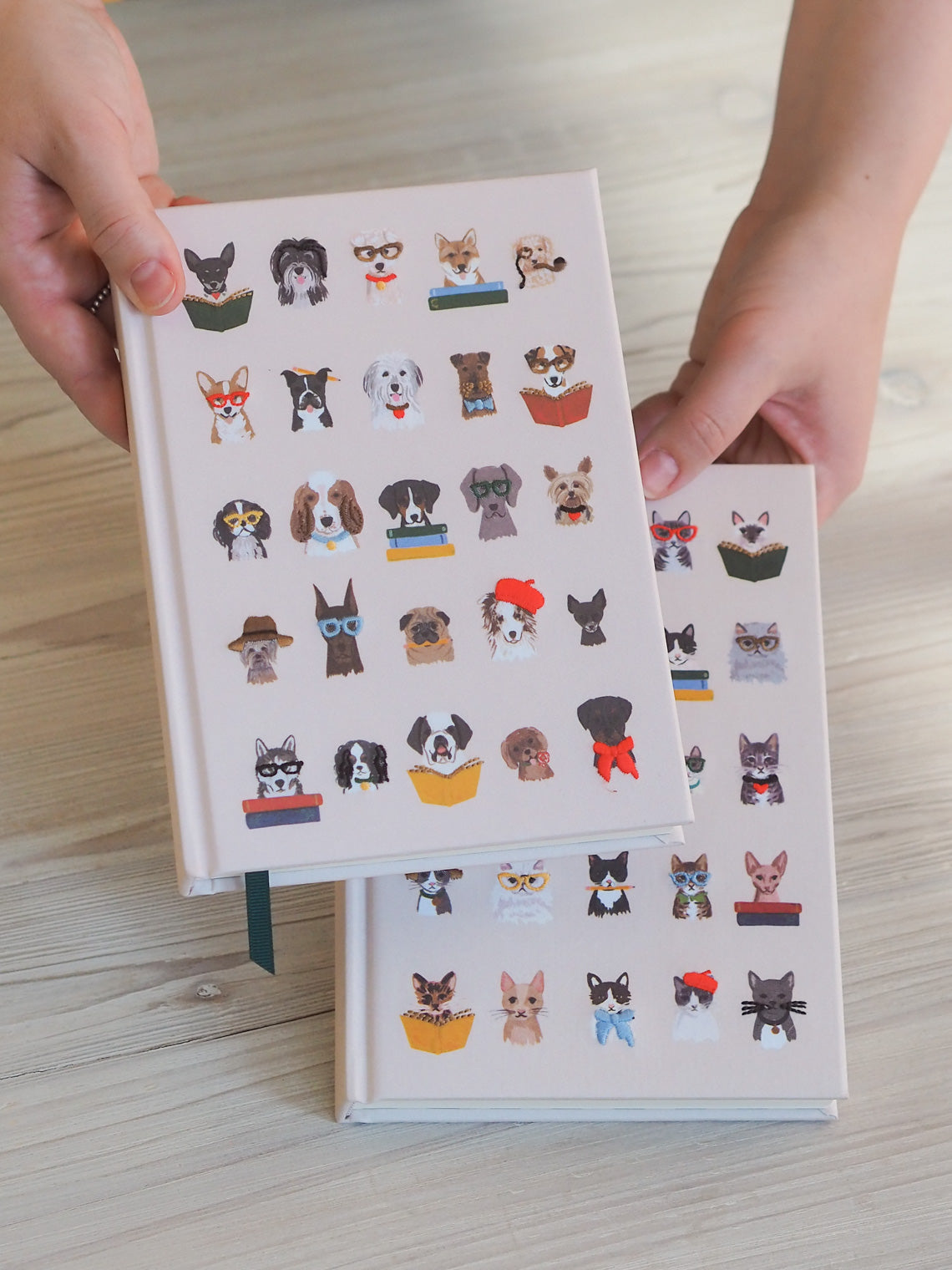 Studious Dogs Embroidered Journal