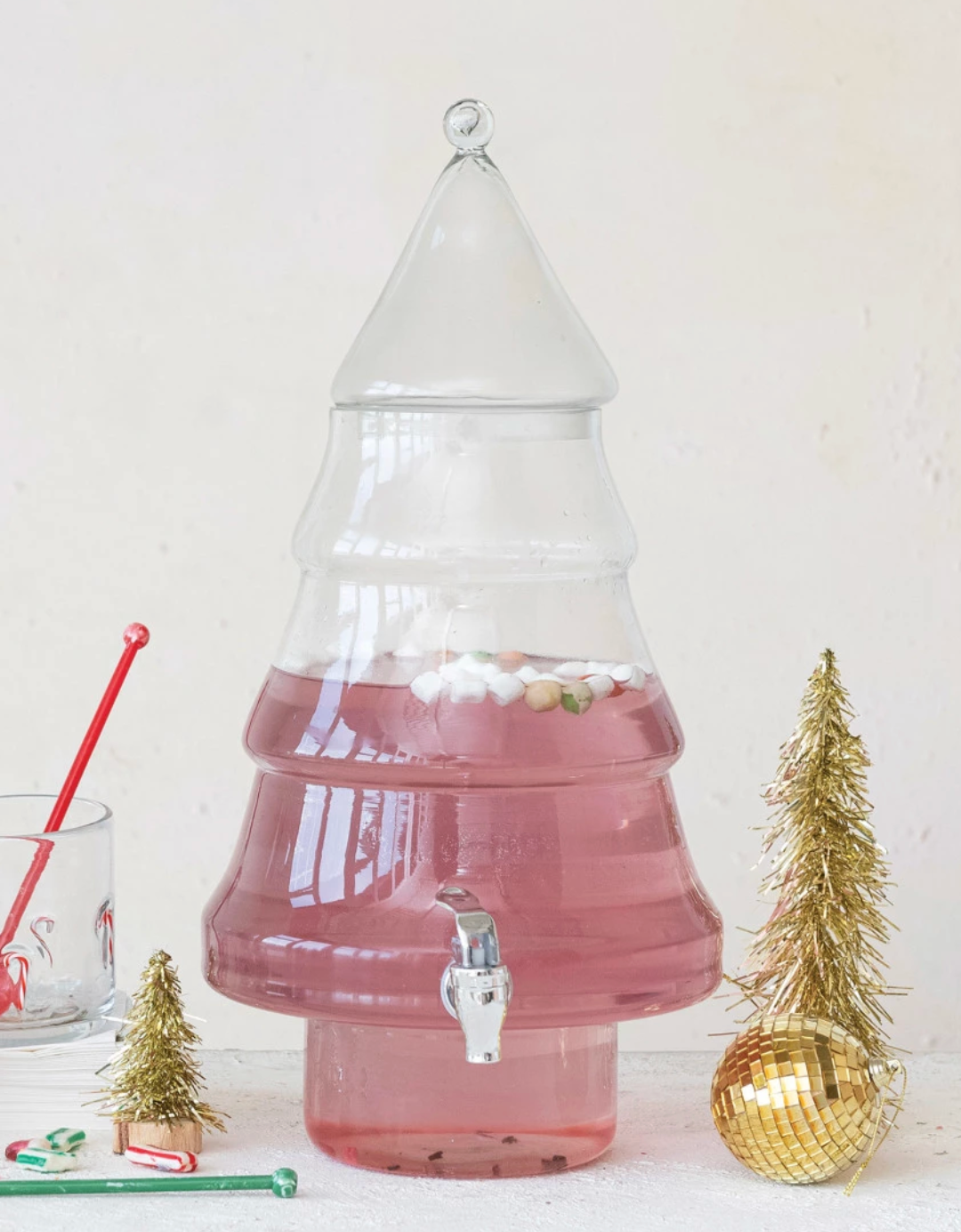 Festive Tree Beverage Dispenser - The Cross Decor & Design