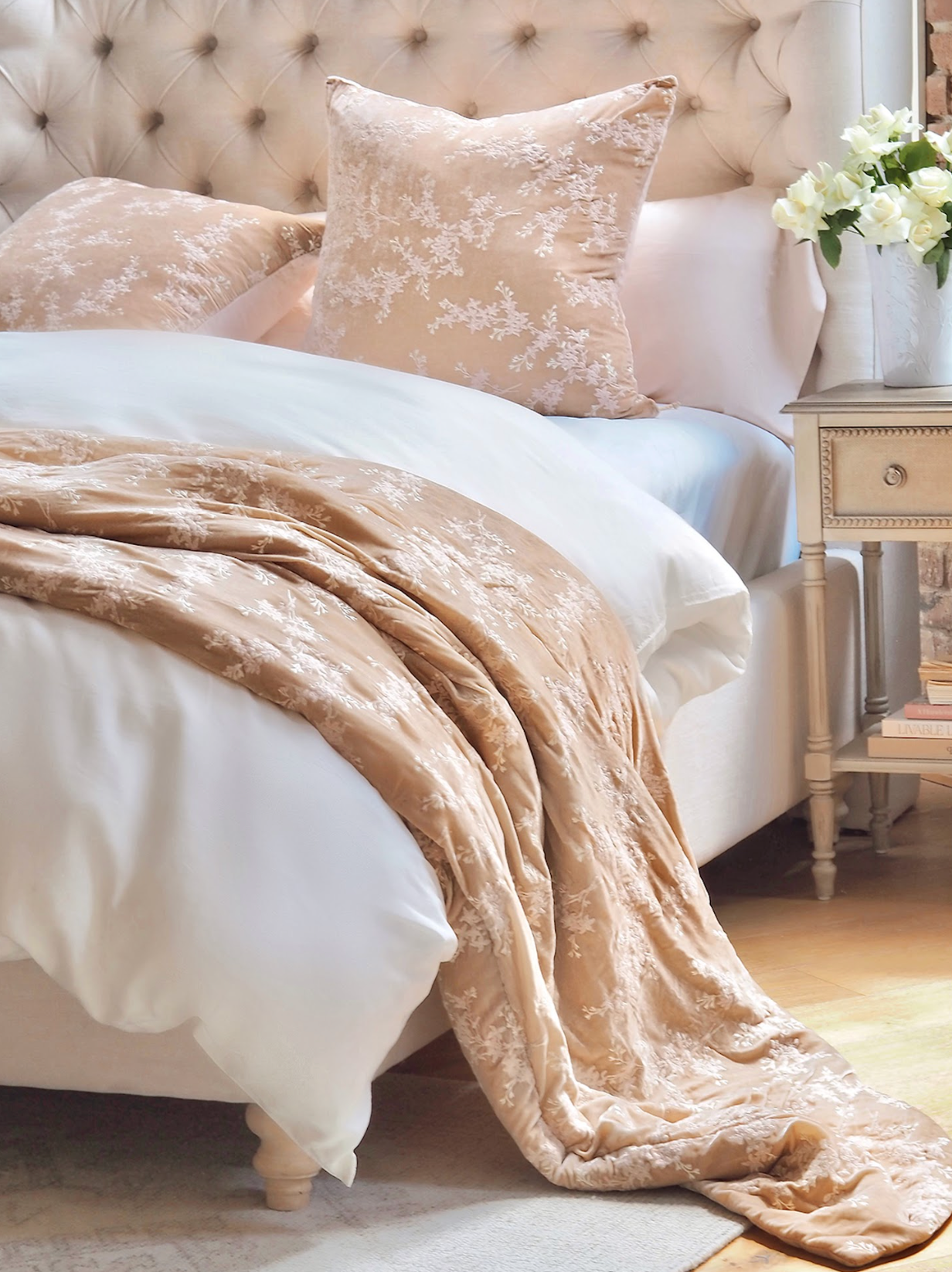 Lynette Pearl Bedding - The Cross Decor & Design