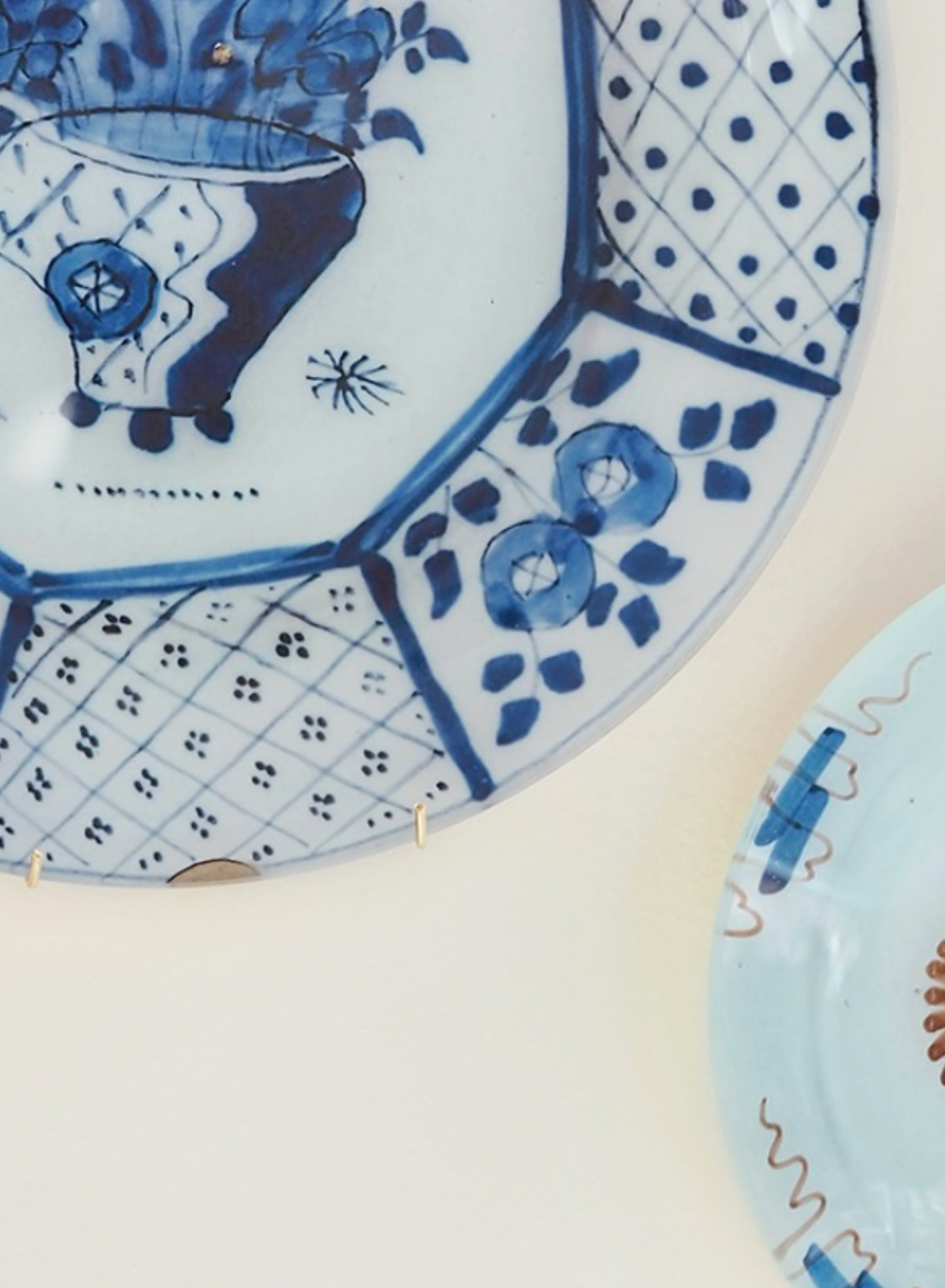 Delft #1 Plate | Weathered - The Cross Decor & Design