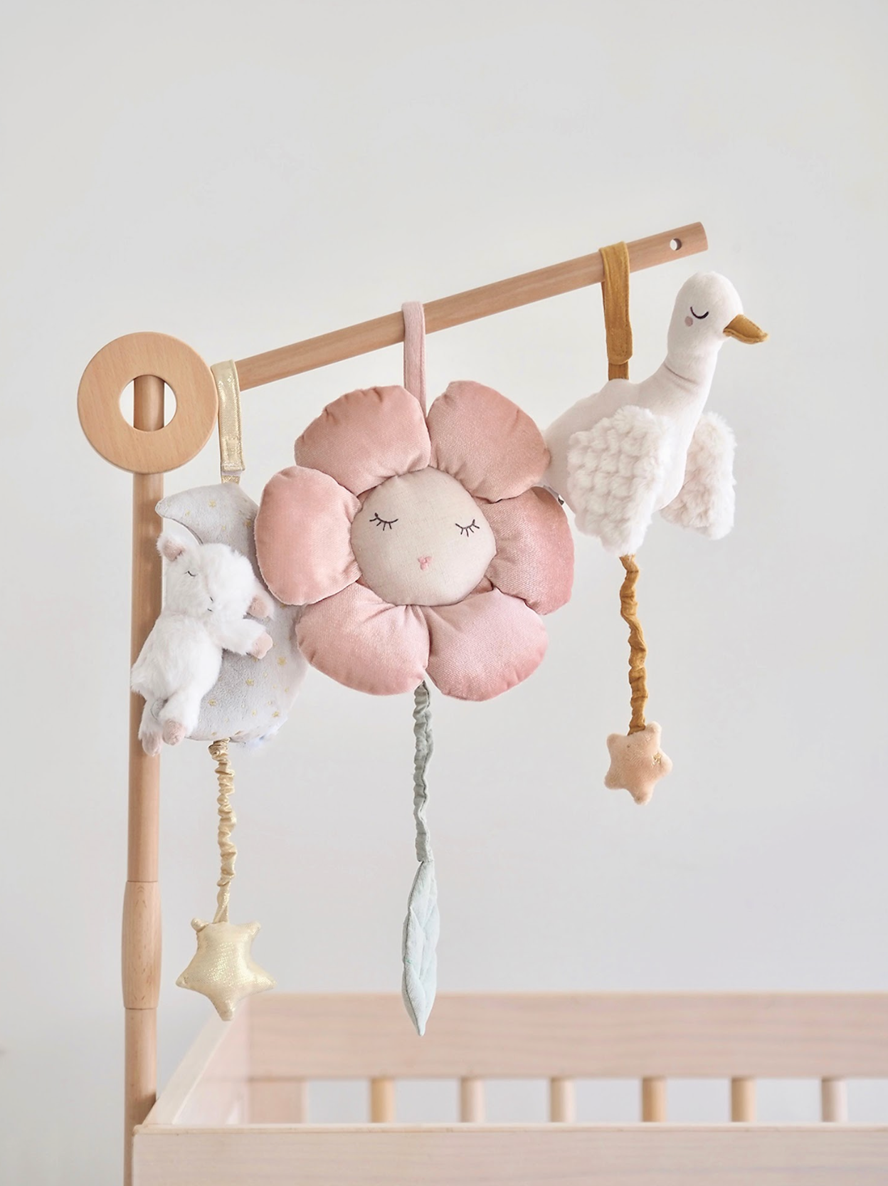 Little Lamb & Moon Musical Mobile - The Cross Decor & Design