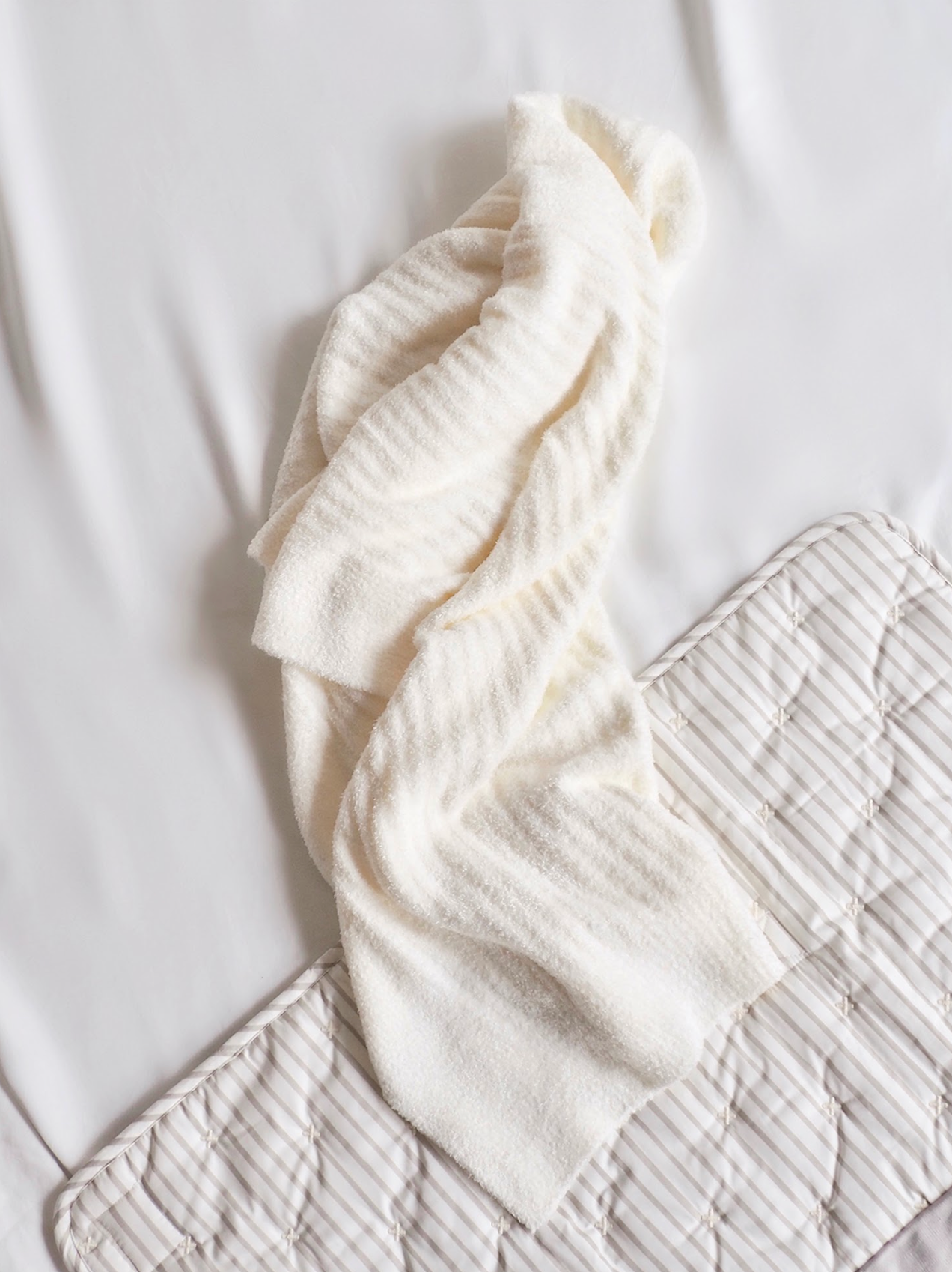 CozyChic Lite® Ribbed Baby Blanket | Pearl - The Cross Decor & Design
