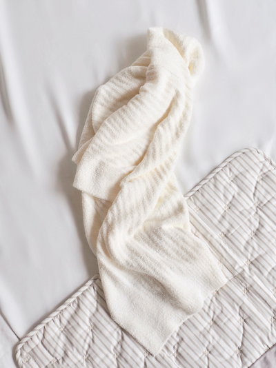 CozyChic Lite® Ribbed Baby Blanket | Pearl - The Cross Decor & Design