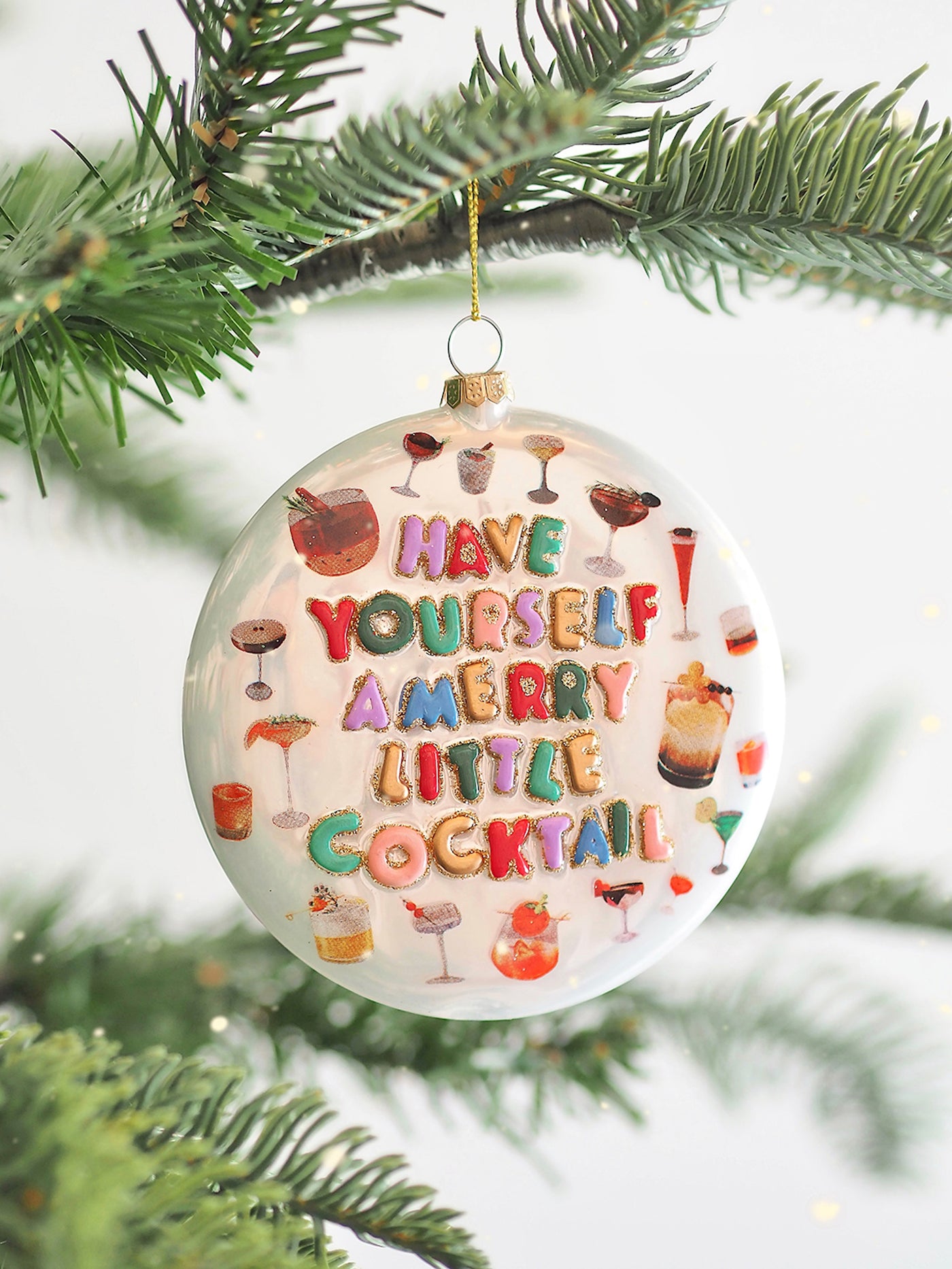 Have Yourself a Merry Little Cocktail Ornament
