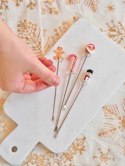 Holiday Icon Cocktail Picks Set