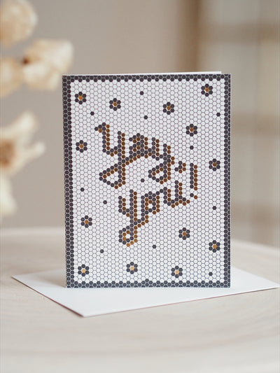 Yay You Tile Card - The Cross Decor & Design