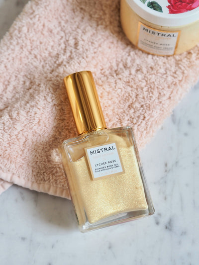 Lychee Rose Shimmer Body Oil