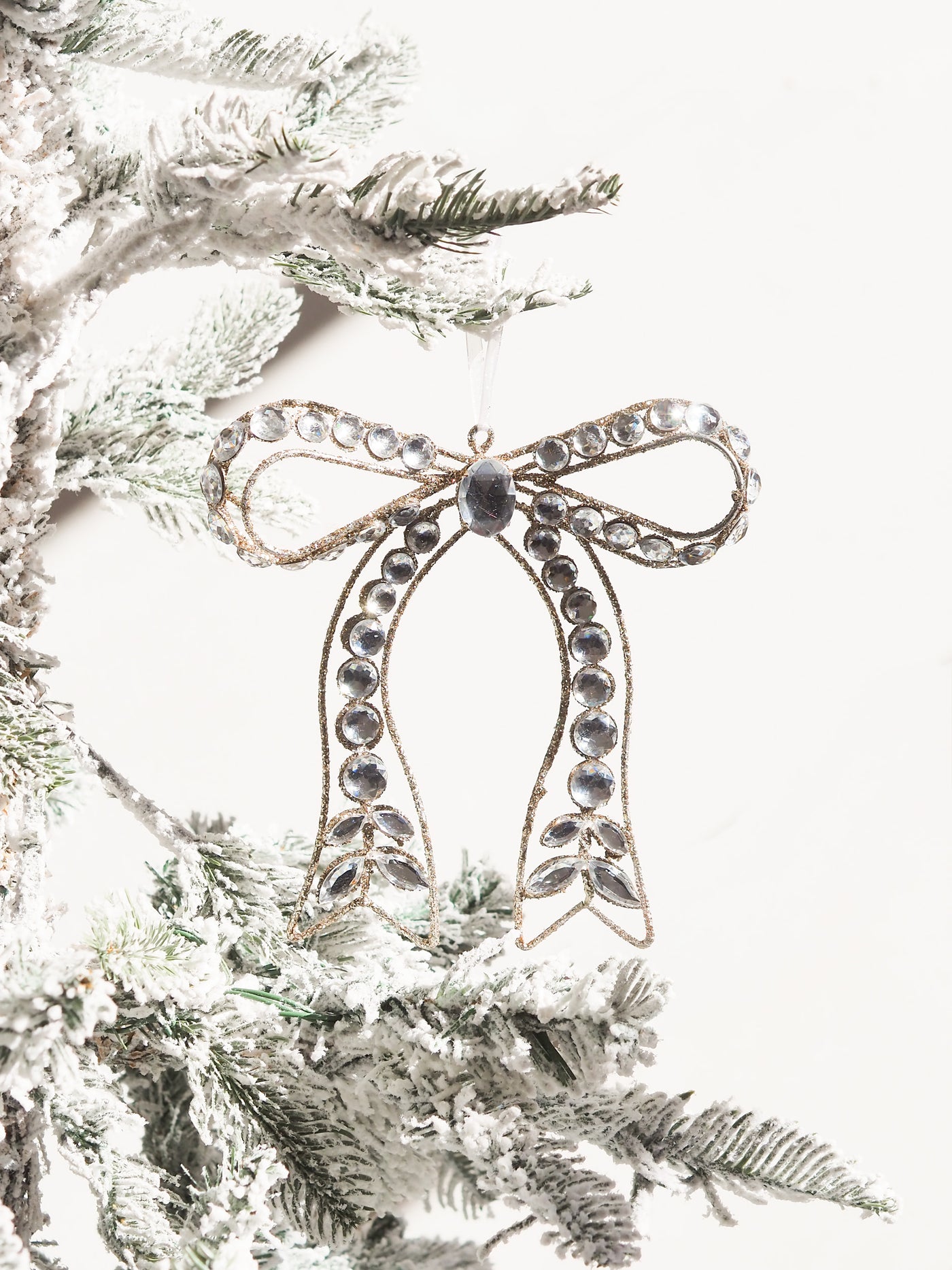 Jewelled Bow Ornament