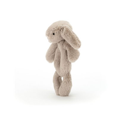 Bashful Beige Bunny Ring Rattle - The Cross Decor & Design
