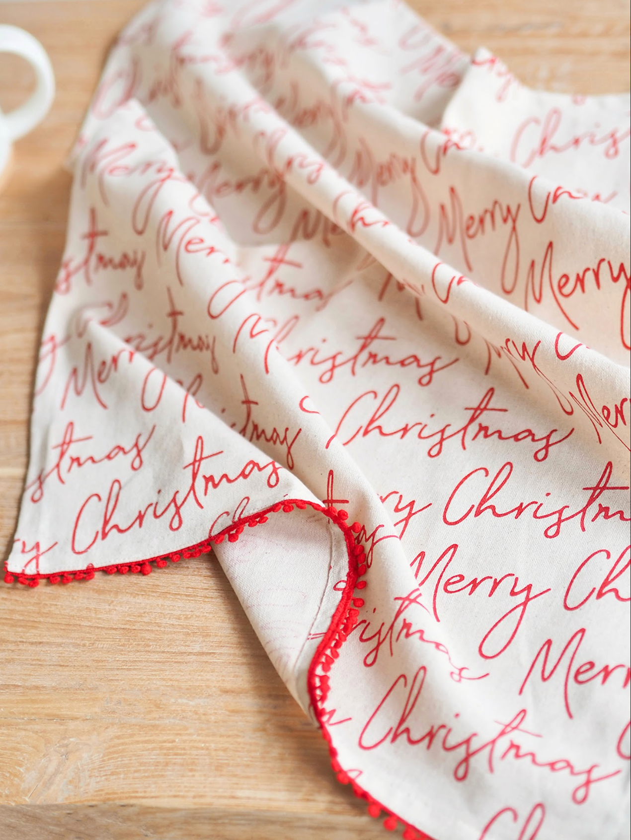 Merry Christmas Tea Towel