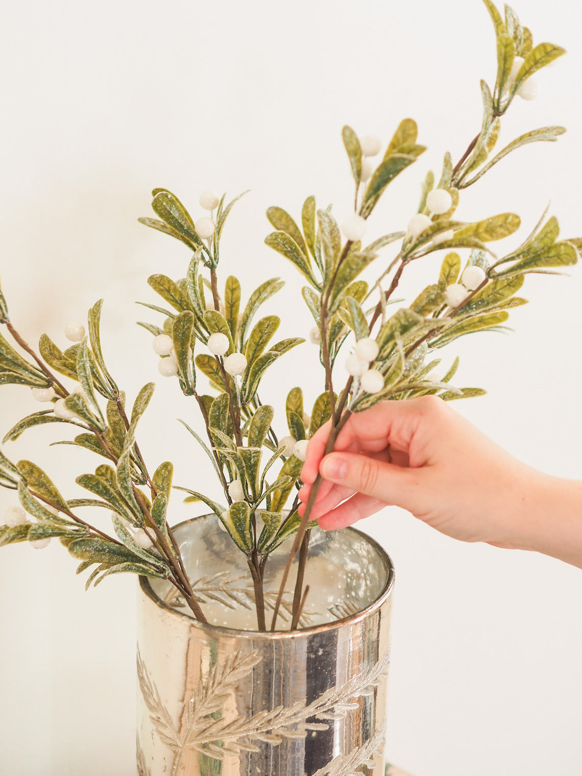 Mistletoe Branch Pick - The Cross Decor & Design