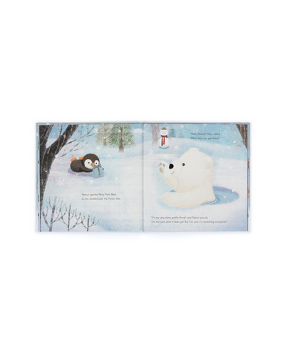 Jellycat Peanut Penguin’s Perfect Present Book