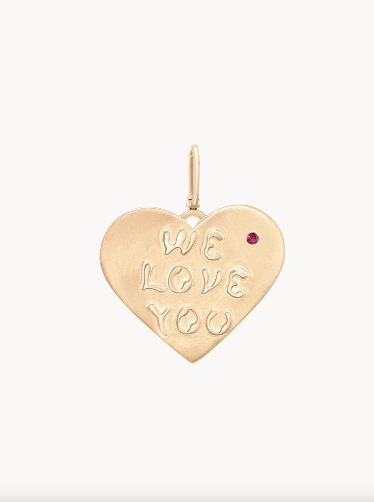 Ménage à Trois small Heart Charm - The Cross Decor & Design