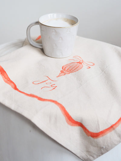 Joy Ornament Tea Towel