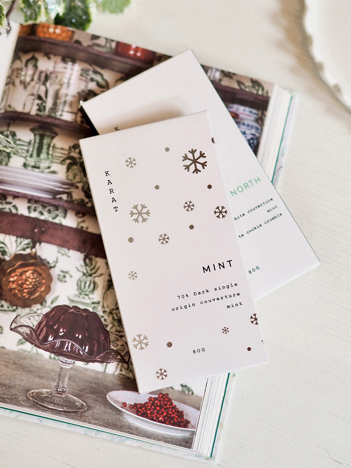 Holiday Mint Dark Chocolate Bar