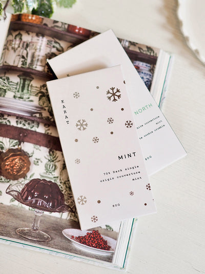 Holiday Mint Dark Chocolate Bar