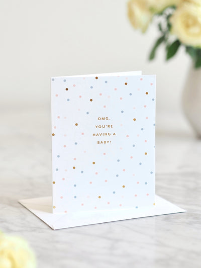 OMG You're Having A Baby Card - The Cross Decor & Design