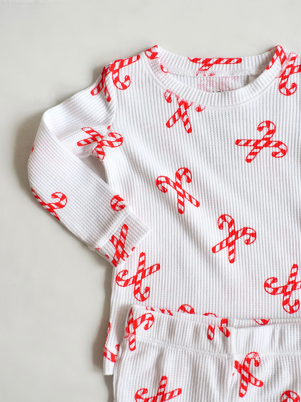 Red Candy Canes Loungewear Set