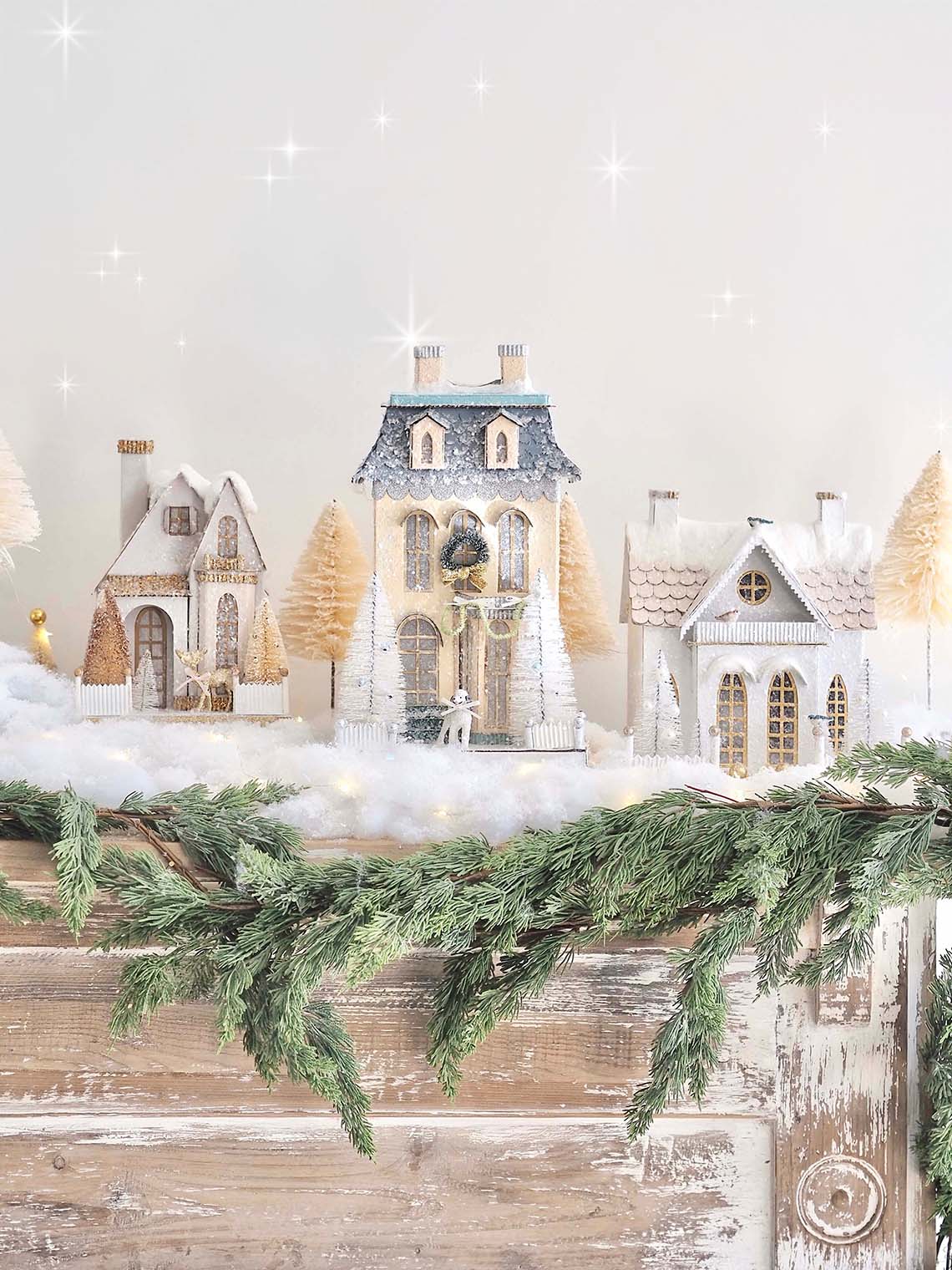 Blush Winter Cottage - The Cross Decor & Design