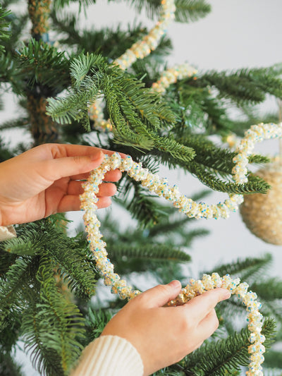 Iridescent Glitter Garland
