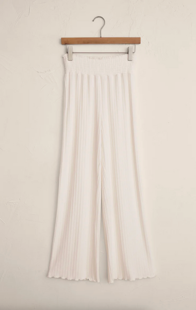 Cream Ribbed Pant