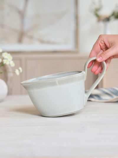 Kiran Sage Gravy Boat - The Cross Decor & Design